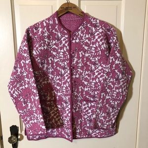 Vintage Quilted Reversible Liner Jacket Sz M